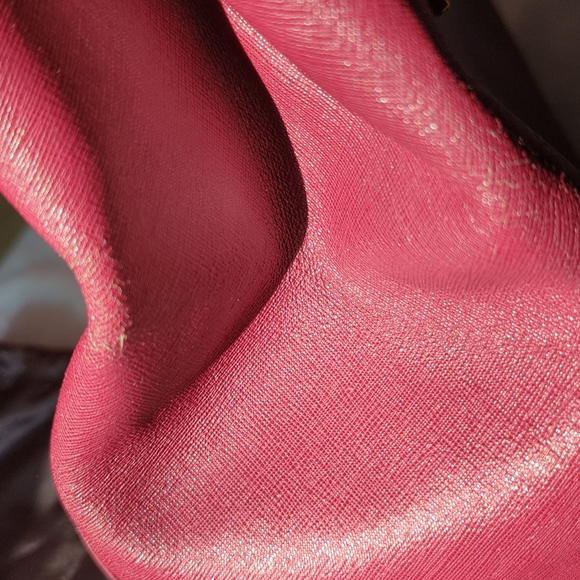 Danier Red Leather Bag - Picture 2 of 11